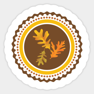 Fall Label Sticker